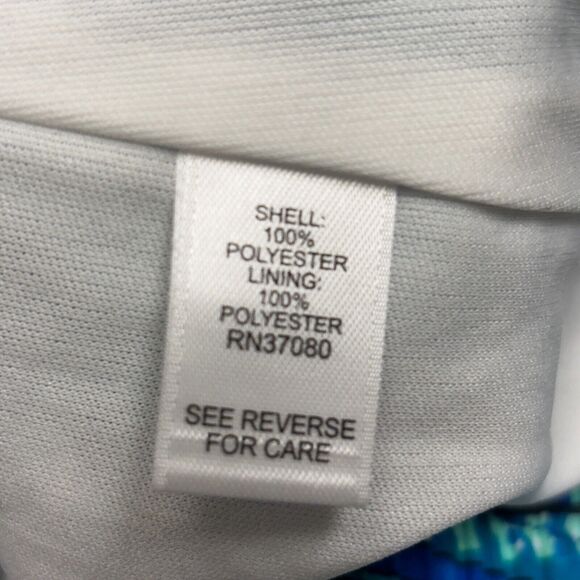 Cato Womens Straight Boho Beach Maxi Faux Wrap Skirt Size S Blue Island Vacation - Picture 7 of 9